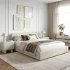 Polsterbett MARINI Doppelbett 140x200 cm in cremeweiß -  Produktbild-Vorschau 5