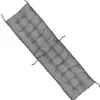 A gray tufted cushion for a lounge chair or sun lounger, shown from a top-down diagonal angle against a white background. Podgląd zdjęcia produktu