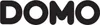 The image shows the word DOMO in large, bold, black letters against a white background. Produktbild-Vorschau
