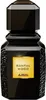 A black perfume bottle with a gold label. Anteprima dell’immagine prodotto