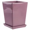 Blumentopf Blumenübertopf mit Untersetzer Blumenbehälter Produktbild-Vorschau 3
