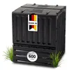 GARANTIA ECO-KING compostiera 600 litri nero Anteprima dell’immagine prodotto 1