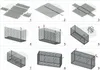 Gabbione 80 cm x 50 cm x 50 cm (L x H x P), maglia 5 cm x 5 Anteprima dell’immagine prodotto 3