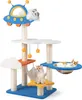 COSTWAY Arbre à chat 124cm, arbre à chat thème espace avec Voir les images du produit 1