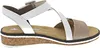 Rieker Damen Keil-Sandaletten Weiß/Beige Voir les images du produit 83