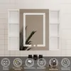 LED Spiegelschrank mit Seiteschrank 90x70 cm, beschlagfrei, Produktbild-Vorschau 2
