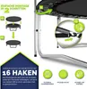 KIDUKU Kryt na trampolínu Ø305 cm - Černá plachta proti Náhled obrázku produktu 3