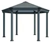 Altán Palram - Canopia Gazebo Roma 359 x 359 cm antracitový Náhled obrázku produktu 10