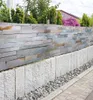Zaunbanner Blaue Steinmauer Sichtschutz Garten Zaun Produktbild-Vorschau 2