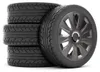 13" Zoll Radkappe Dunkelgrau Radzierblende Radblende für VW Produktbild-Vorschau 2