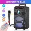 Tragbarer Lautsprecher, Bluetooth 5.0 Karaoke-Lautsprecher Produktbild-Vorschau 4