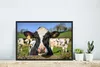 MuchoWow® MuchoWow® Gerahmtes Poster Kuh - Zaun - Gras - Produktbild-Vorschau 5