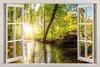 Maxiposter Forest Window 91,5x61 cm Produktbild-Vorschau 1