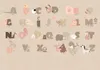 Selbstklebende Folie Fototapete - A Beige Alphabet 147x105 Produktbild-Vorschau 5
