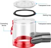 An exploded view diagram of a vacuum cleaner dustbin assembly, showing its individual components. Produktbild-Vorschau