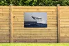 Gartenposter - 120x80 cm - Wal springt im blauen Wasser Produktbild-Vorschau 4