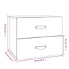 Wand-Nachttisch Grau 50x36x40 cm Produktbild-Vorschau 10