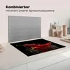 KitchenYeah© Herdabdeckplatte Paprika - Rot - Schwarz - Produktbild-Vorschau 8