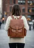 Belveder Rucksack aus Echt-Leder Kurierrucksack Produktbild-Vorschau 11