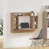 vidaXL Table murale Chêne Artisan 105 x 48 x 75 cm Bois Voir les images du produit 4