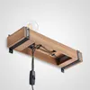 Lindby Wandleuchte Sverina, 40 cm, Holz, Stecker, E27 Produktbild-Vorschau 6