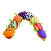 A colorful plush caterpillar toy against a white background. Produktbild-Vorschau