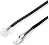 A black cable with two different connectors on each end, shown against a white background. Produktbild-Vorschau