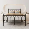 STILVORA Metallbett 140 x 200 cm Bettgestell Jugendbett mit Produktbild-Vorschau 4