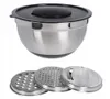 Excellent Houseware 4tlg Rührschüssel mit Reibeaufsätzen Produktbild-Vorschau 10