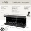 Elektro-Wandkamin Luciano, 2 Heizstufen, Flammeneffekt, App Produktbild-Vorschau 5