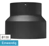 Raik Basic Reduzierung 130mm - 120mm schwarz für Rauchrohr Produktbild-Vorschau 1