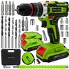 XMaster Akku-Schlagbohrschrauber, Set mit Bits und Bohrern, Produktbild-Vorschau 1