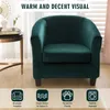 Topchances 2 kusy kryt židle Club Chair Slipcover, Velvet Náhled obrázku produktu 3