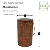UNUS Solarlaterne mit Baum-Dekor Solar Laterne LED Produktbild-Vorschau 6