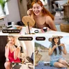 6 Stück Glastiegel, 50ml Cremedosen zum Befüllen Braunglas Produktbild-Vorschau 6