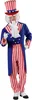 A person wearing an Uncle Sam costume. Produktbild-Vorschau