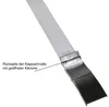 Harrys-Collection Uni Stoffgürtel 40mm , Weiss, W 135 = L Produktbild-Vorschau 2
