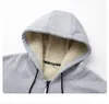 Winterjacke Herren Gefütterte Jacke mit Kapuze Männer Produktbild-Vorschau 3