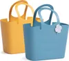 Two colorful tote bags are shown against a white background. Voir les images du produit
