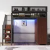 Letto a soppalco in metallo Fortuna Lai 90 × 200 cm Con Anteprima dell’immagine prodotto 2