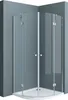 doporro Viertelkreisdusche Duschkabine 90x90x190cm Produktbild-Vorschau 8