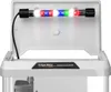 A close-up view of an open aquarium lid with an LED light bar inside. Podgląd zdjęcia produktu