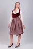 Edelnice Midi Dirndl Lilly Samt Rot 36 Produktbild-Vorschau 6