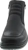A close-up, front-facing view of a black leather boot. Anteprima dell’immagine prodotto