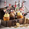 dekora - Piraten Tortendeko Set – 6 Teile, PVC, Produktbild-Vorschau 2