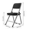 Chaise pliante set de 4 fauteuils lounge avec rembourrage Voir les images du produit 6