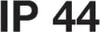 The image displays the text "IP 44" in large, bold, black font against a white background. This is likely a marketing or informational graphic related to product specifications. Anteprima dell’immagine prodotto