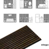 STEGU Linea Acoustic PROline Akustikpaneele Holz 120x60 Produktbild-Vorschau 5