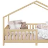 Letto a casetta LISAN in pino massiccio in colore naturale, Anteprima dell’immagine prodotto 6
