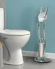 BELIANI Stojan na toaletní papír a WC štětku stříbrný Náhled obrázku produktu 2